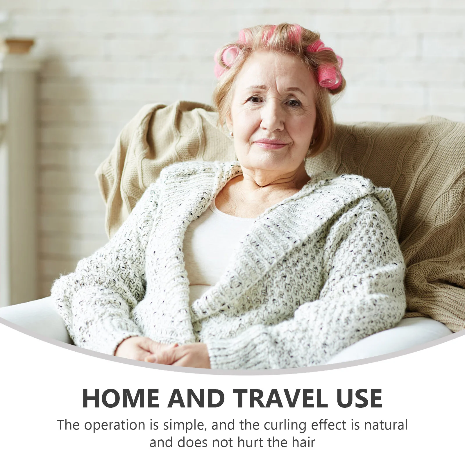 

20Pcs Hair Rollers Plastic Hair Curlers Easy Use Natural Portable Styling Tools Travel Home Personal Styling Tools