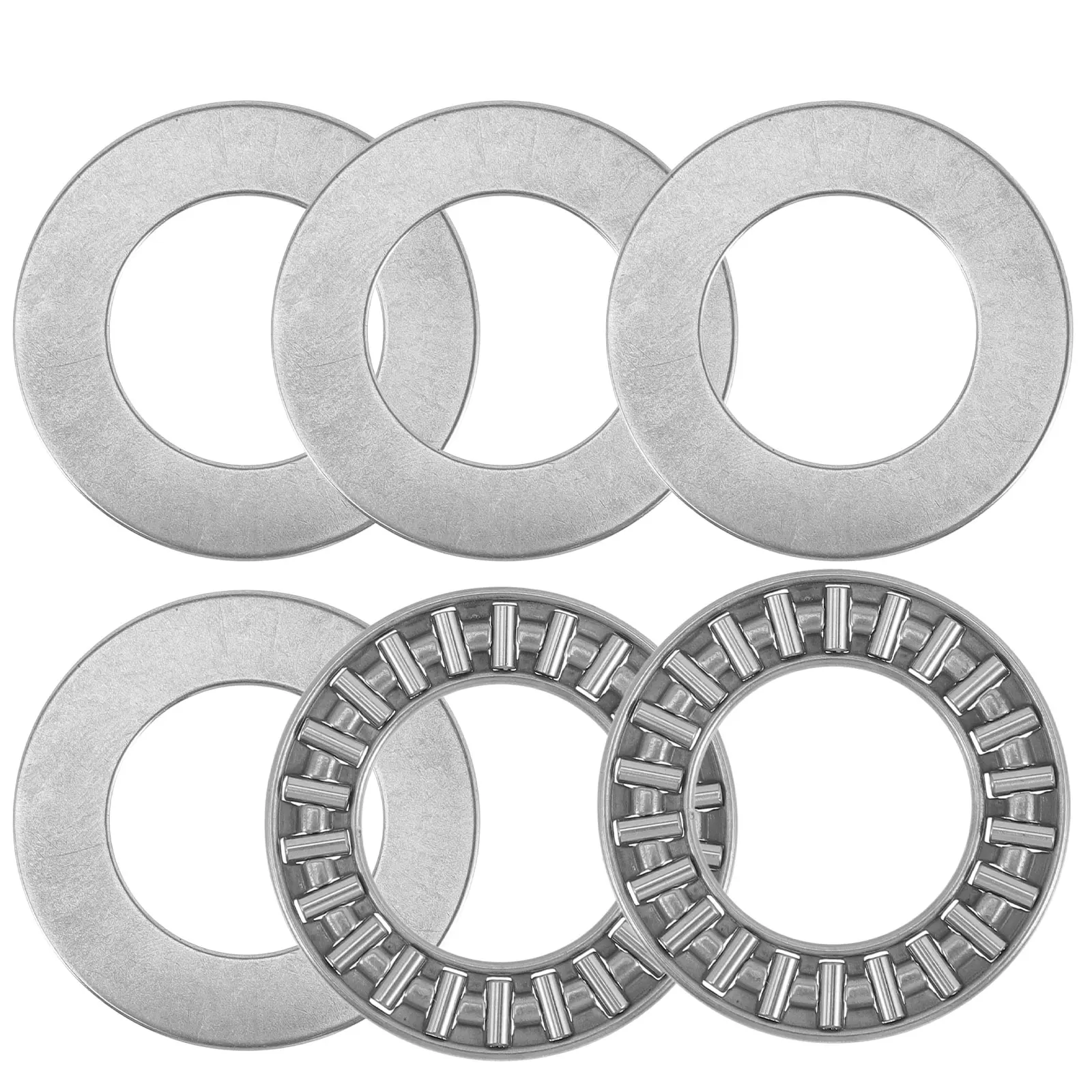 

2 set Needle Roller 20mm Inner 35mm Outer Diameter Ultra Thin Bearings Miniature Metal Axial Flat Thrust Bearings