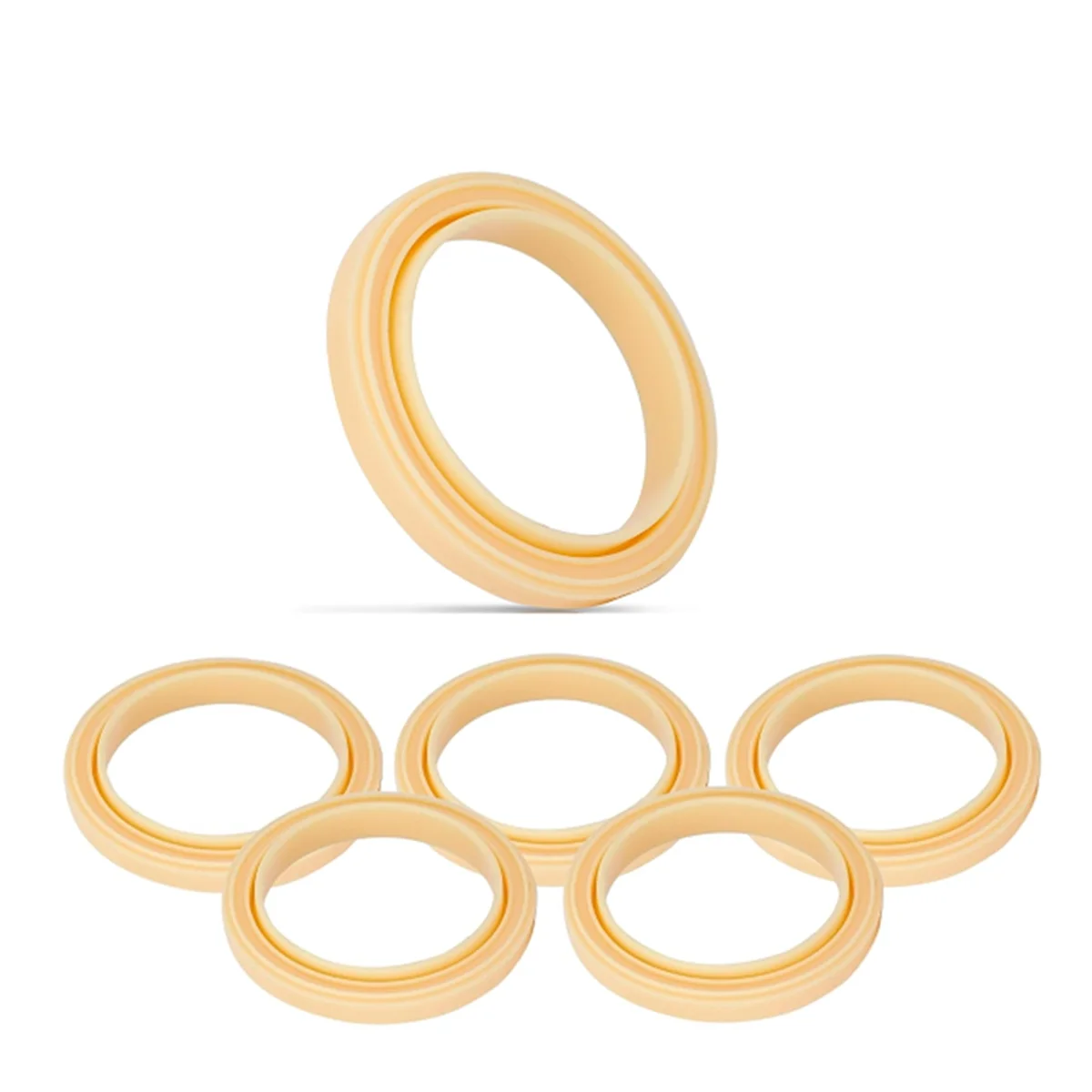 Supernew  6PCS 54mm Silicone Steam Ring for Breville Espresso Machine 878/870/860/880/450/500 and Sage 880/878Replacement Parts