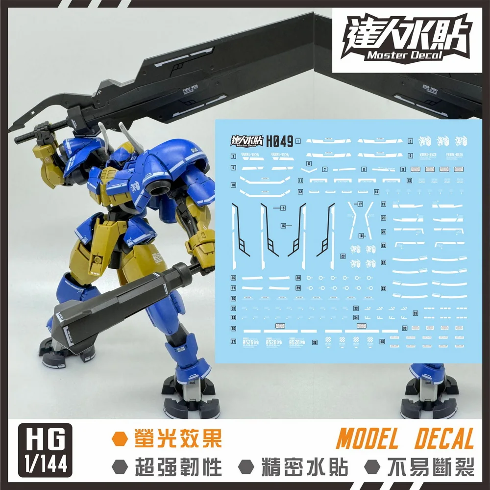 h049 마스터 디칼로 HG 1/144 아이언 블러드 헬무이게 리인카르네이션 액션 피규어 모델링 완성도를 높이는 핵심 팁