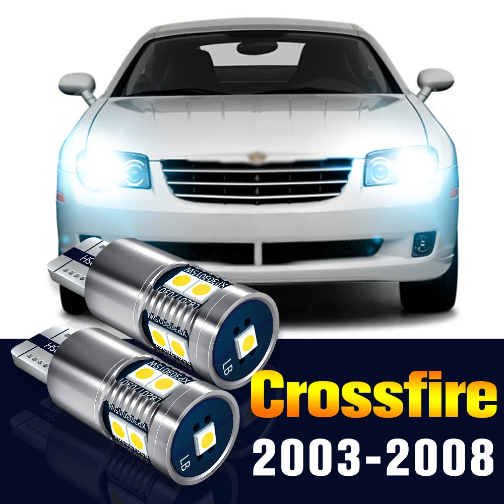 

2pcs LED Clearance Light Bulb Parking Lamp For Chrysler Crossfire 2003-2008 2004 2005 2006 2007 Accessories