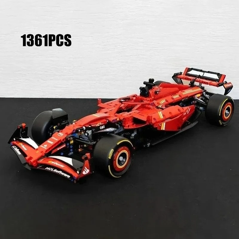 1639 個テクニカル RB20 と SF-24 スーパーフォーミュラカービルディングブロックレーシング車両建設レンガのおもちゃギフト子供男の子のため