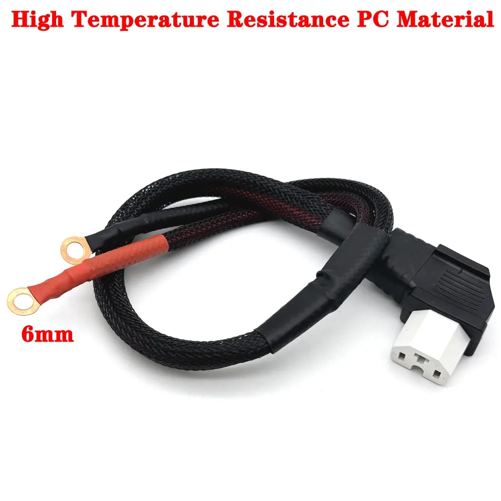 

E-Bike Lithium Battery Connector High-power Charging Socket Male Female Electric Vehicle 3Pin Socket with Power Cord