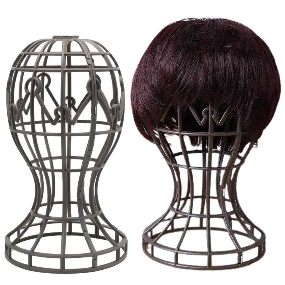 Practical  Hat Holder Solid Color Women Wig Extend Hair Stand Detachable High Tenacity Wig Holder for Salon