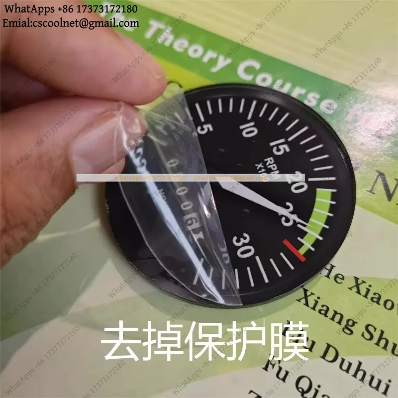 Aircraft Instrument Model Refrigerator Sticker Gift Simulation Training Dashboard Magnet Plane Cockpit Decor Accessory