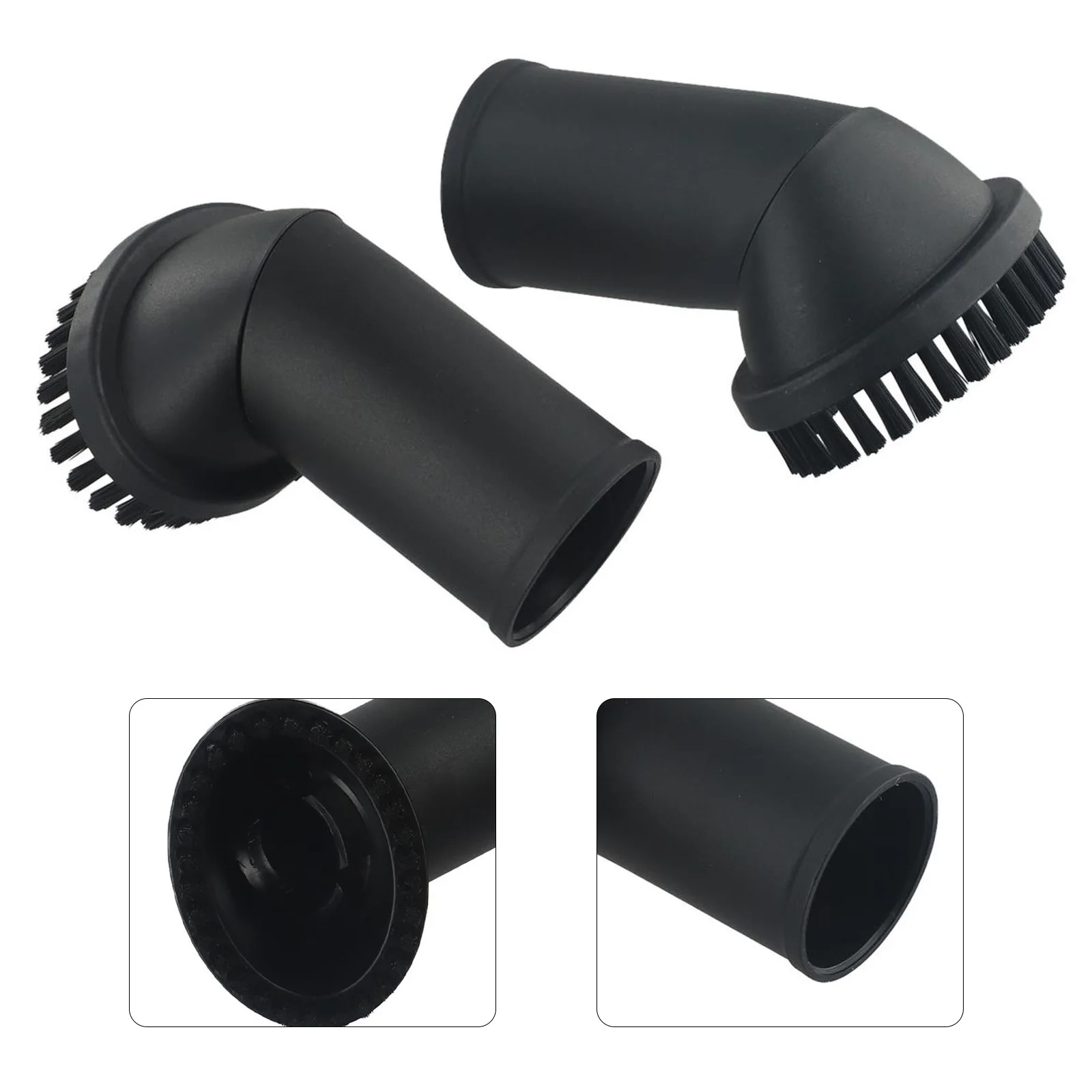 2 pcs Plastic Part Cleaning For Bristle Head Brushes Vacuum Cleaner Attachment Round Dust Practical 2 pcs Plastic