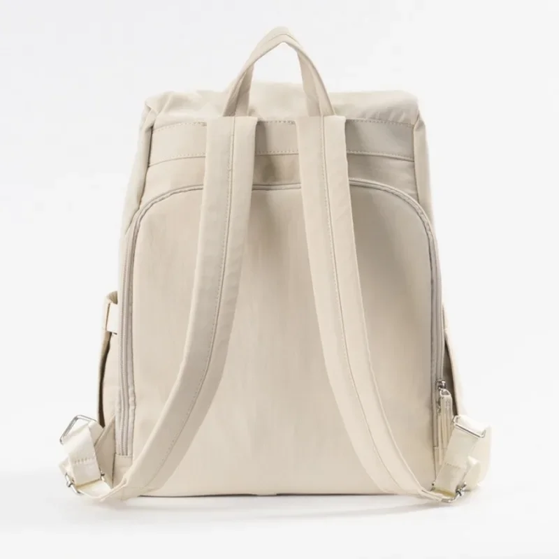 2026 New Japanese Muji Style Waterproof Casual Backpack Large Capacity Solid Color Minimalist Laptop Backpack For Men And Women