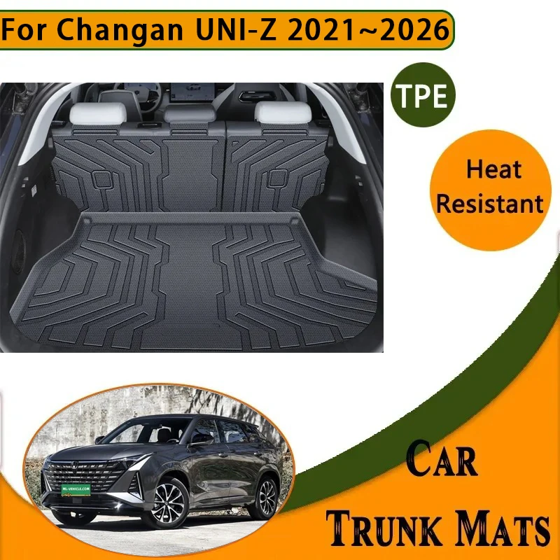 

Car Boot Trunk Mats For Changan UNI-Z UNIZ Oshan Z6 Volga K40 2021~2026 Waterproof Rear Trunk Mats Storage Pads Auto Accessories