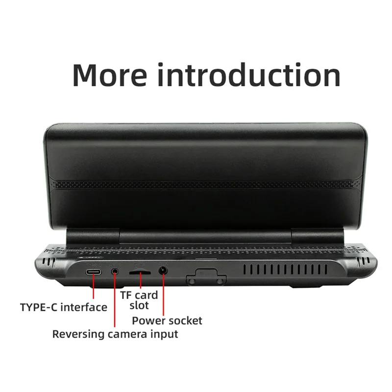 Efficientt-6.86Inch Car Portable Adjustable Flip Screen Car Wireless Carplay Android Auto Touch Navigation Screen Easy To Use