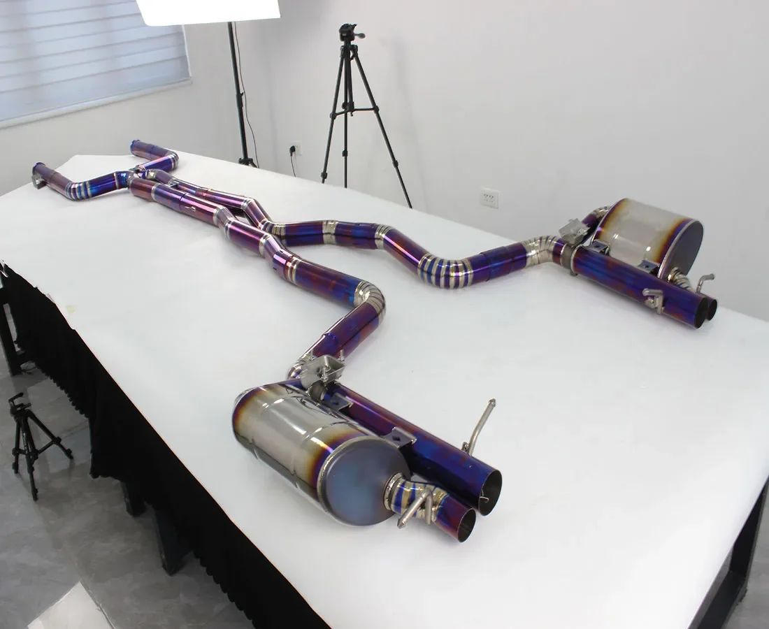 Hot Sale Catback Exhaust for Mercedes-benz C63/c63s Amg W204 W205 4.0t Exhaust Valve Control Titanium Alloy Escape