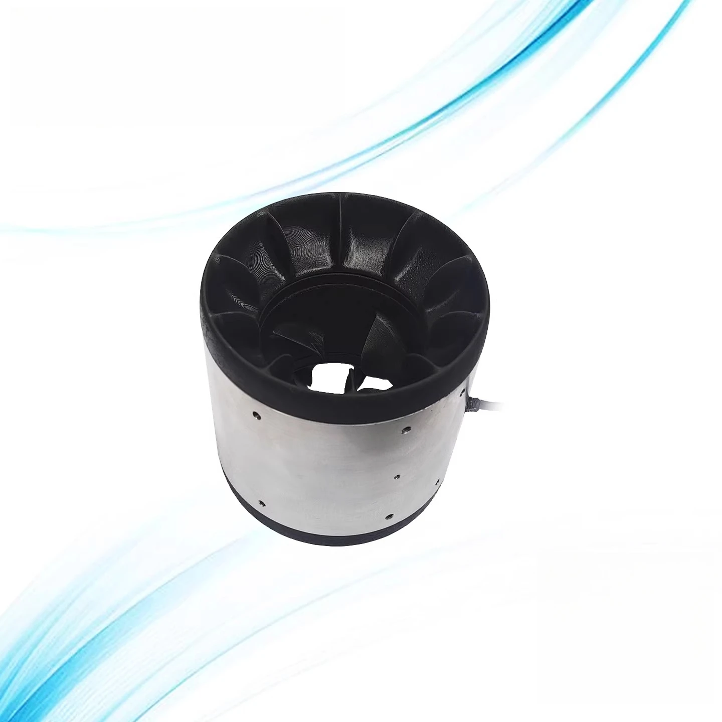 Shaftless Rim Drive Thruster All-Metal Waterproof Brushless Motor for ROV Underwater Robot & Boat Model Propulsion