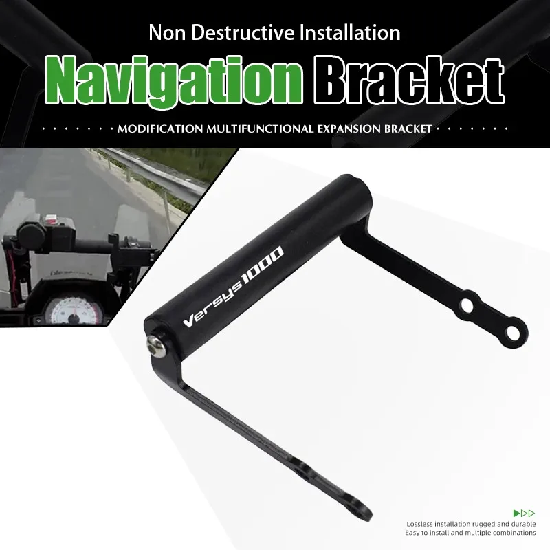 

For Versys1000 Versys 1000 2015-2018 Front Stand Holder Smartphone Navigation Bar Mobile Phone Bracket Motorcycle Accessory