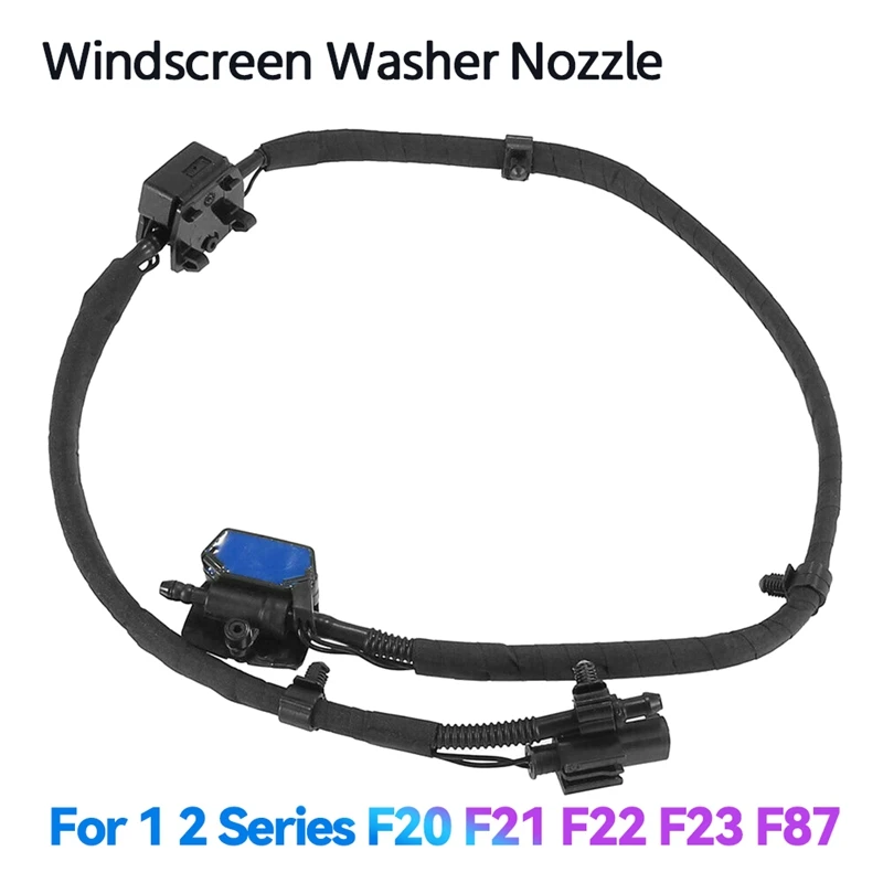 Sistema de chorro de pulverizador de cadena de boquilla de arandela de parabrisas delantero, para BMW serie 1, 2, F20, F21, F22, F23, F87, nuevo, 61667249646