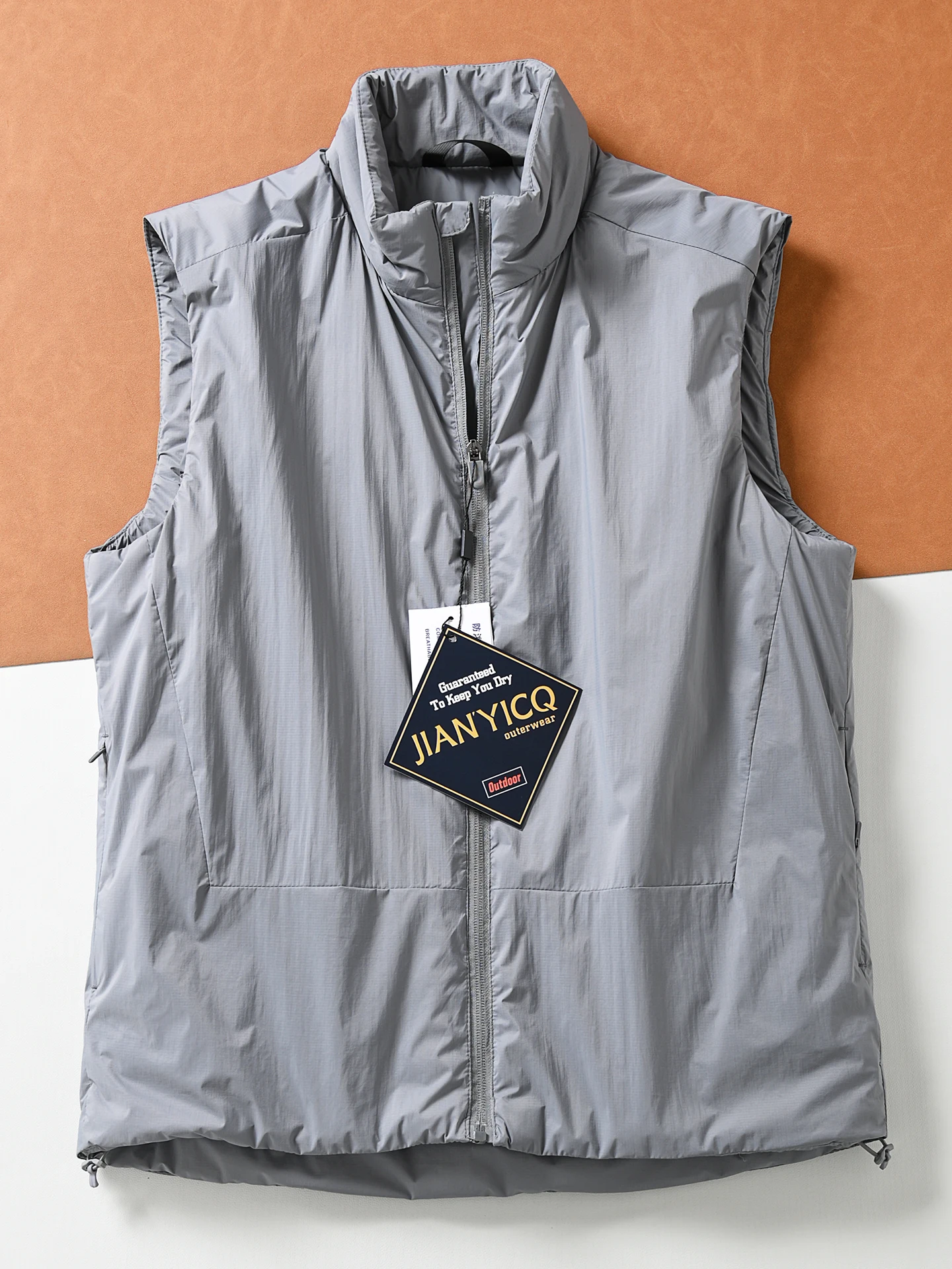 

Уличный мужской легкий модный теплый жилет с воротником-стойкой, ветрозащитный водонепроницаемый осенне-зимний домашний костюм с птицами