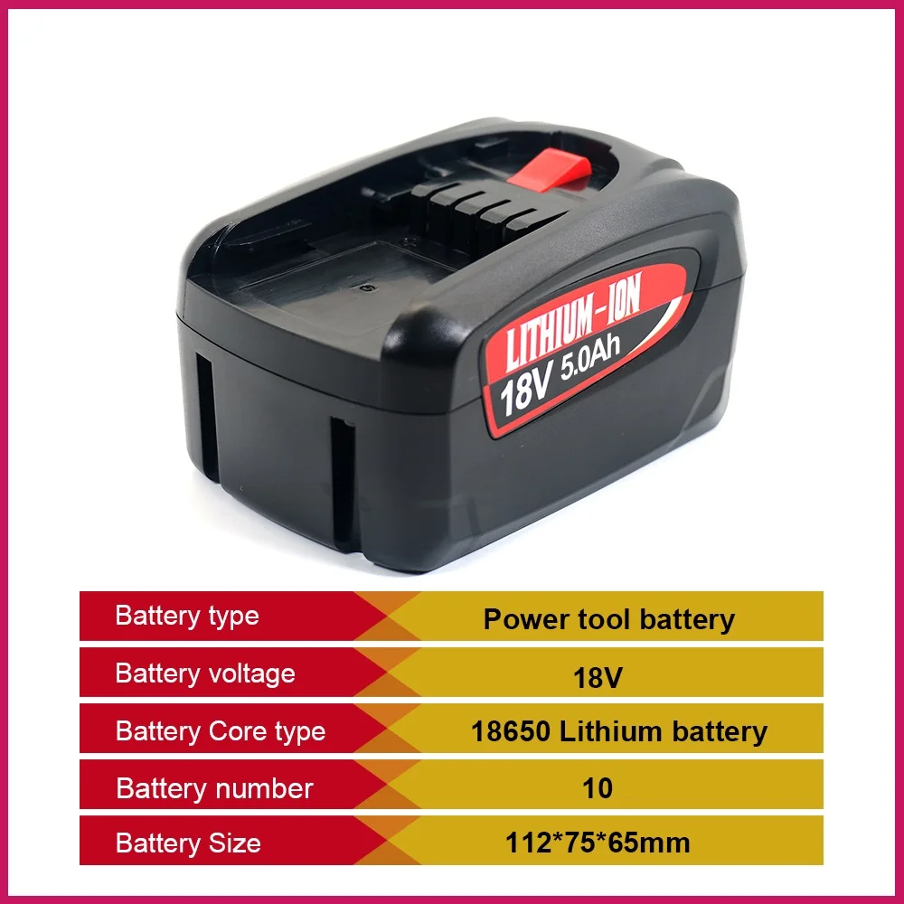 

18V Battery 2000mah/2.0Ah for Bosch Electric Drill 18V Rechargeable Li-ion Battery BAT609, BAT609G, BAT618, BAT618G, BAT614
