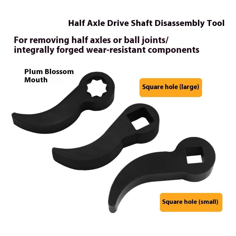 Image of Winkel Typ Halb Demontage Werkzeug Antrieb Zubehör Auto Reparatur Schlüssel für Open-end Auto Werkstatt Achse Stemmeisen Schlüssel Adapter verwendet