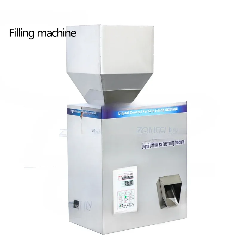 For ZS-500C 5-500g Intelligent Tea Grain Weighing Medicine Fruit Seed Powder Filling Machine easy to operate