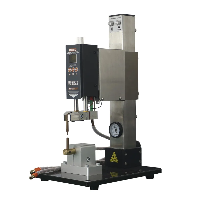 Glitter G350  36KW 811A Precision Integrated Column Pneumatic Pulse Machine High Force Opposed Weld Head Butt Welding