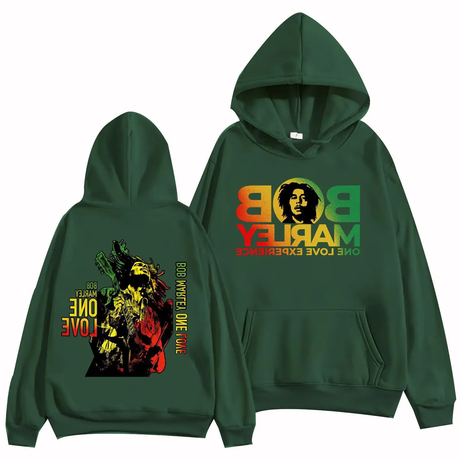 Bob Marley 2024 Hoodie Harajuku Hip Hop Pullover Tops Popular Music Sweatshirt Fans Gift Couple hoodie