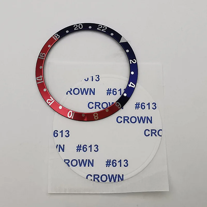 36.5mm Alumiunium Watch Bezel For Vintage Submariner Gmt-Master Aftermarket Watch Parts