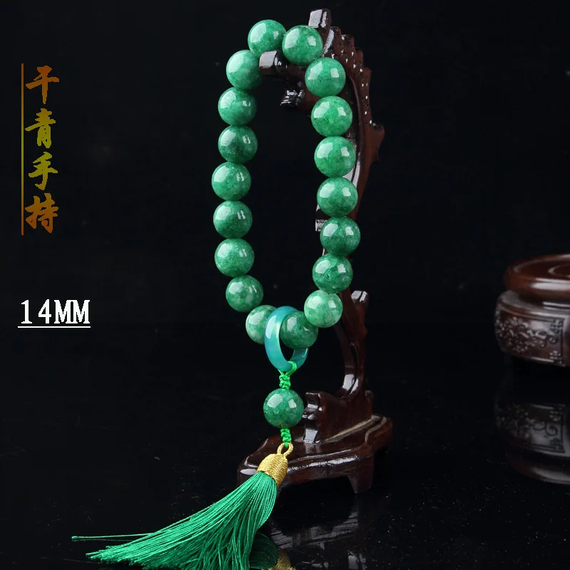 Style National Fashion Eighteen Prayer Beads Tai Cui Handheld Men and Women Han Chinese Clothing Accessories Tikto