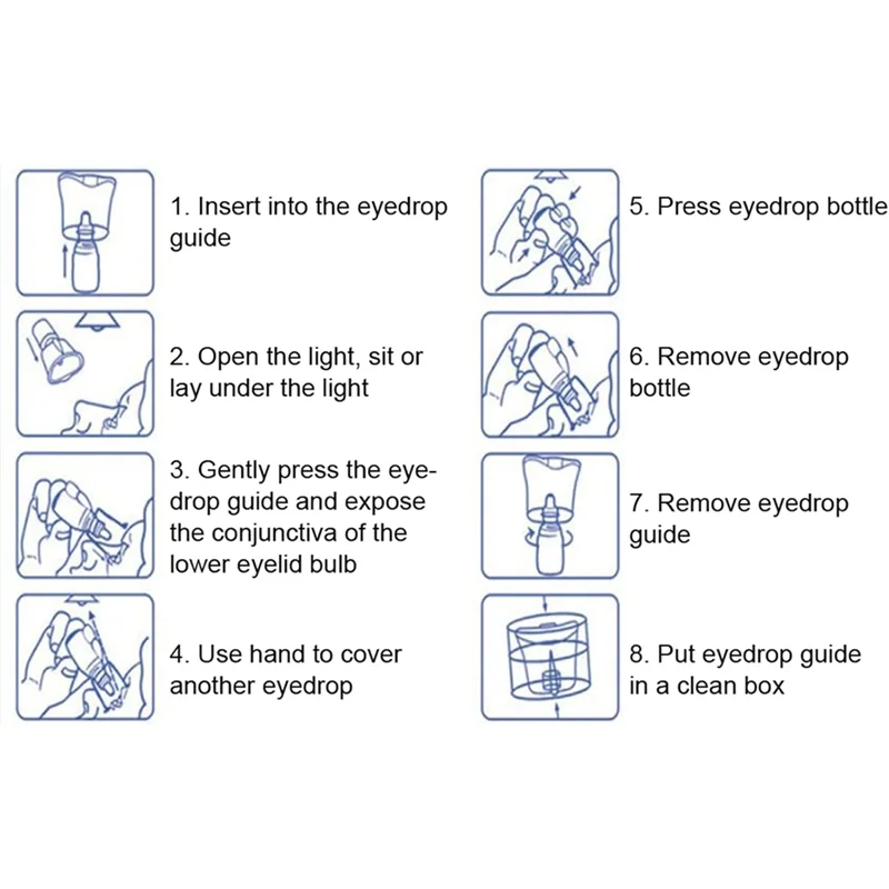 Eye Drop Guide, Eye Drop Applicator, For Auto Eye Dropper Helper Devices For Elderly Applicator Holder For Eye Drop 1 Pieces-B91