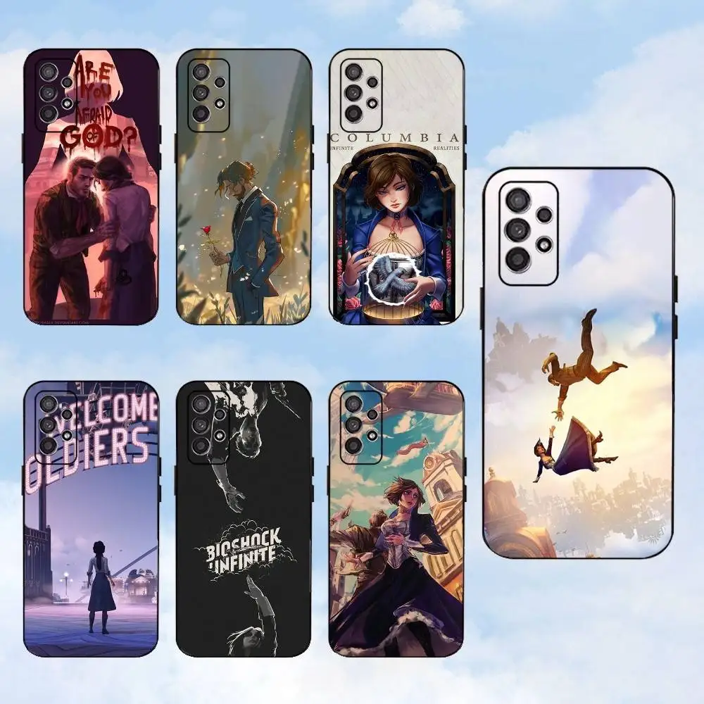 

Game B-BioS-Shock Phone Case For Samsung S25,S24,S23,S22,S21,S20,S10,Ultra,Plus,Lite,FE,Soft Silicone Black Cover