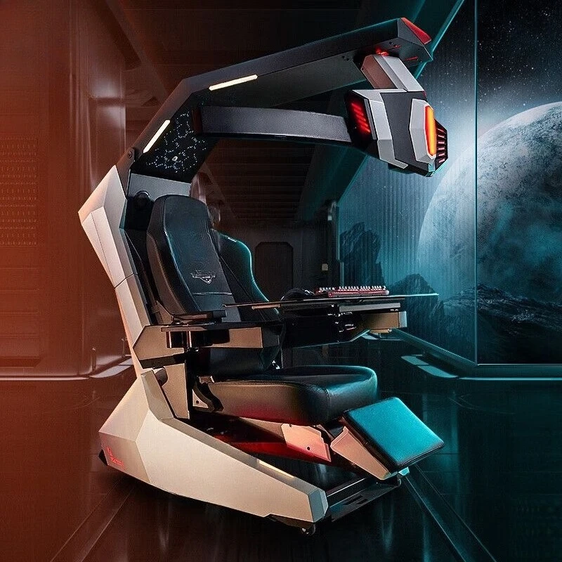 F8 e-sports cabin, e-sports chair, cockpit ergonomic chair, computer chair table integrated e-sports space capsule