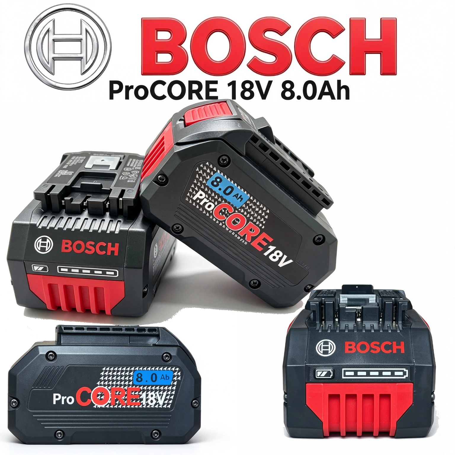 Original Bosch 18V 8.0Ah Genuine Battery Suitable for Bosch Electric Tools,BAT609 BAT609 Fit Bosch 18V Cordless Tools Battery