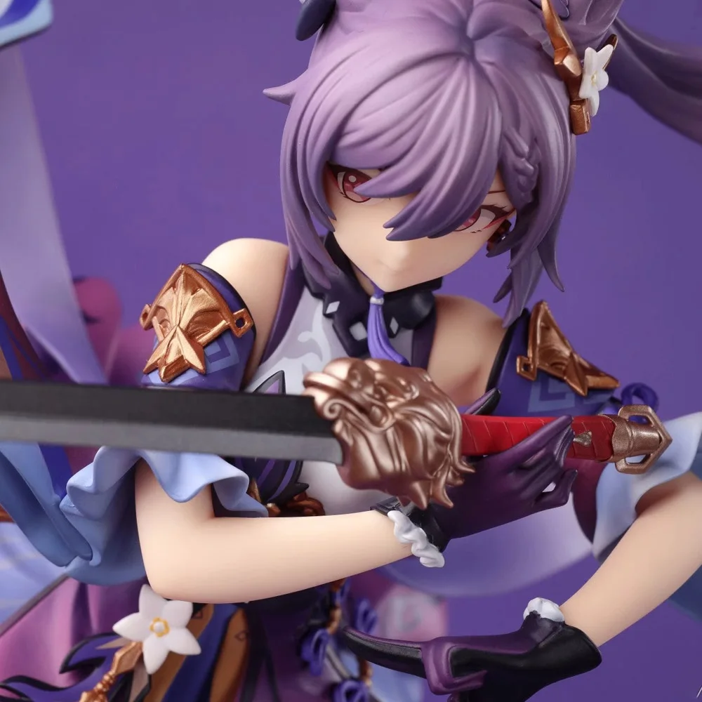 Genshin Impact Keqing Nimble As Lightning Ver Quadratic Game Pvc Anime Figure Model Colletible Desktop Ornaments Gift Toys 1/7