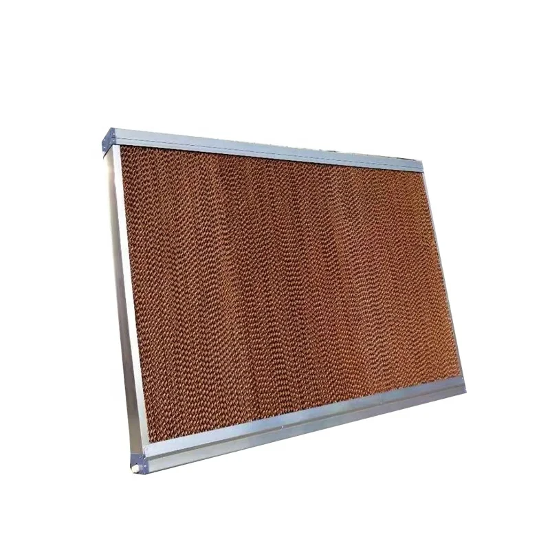 Air Evaporative Cooling Pad With Frame For Environment Temperature Humidity Control