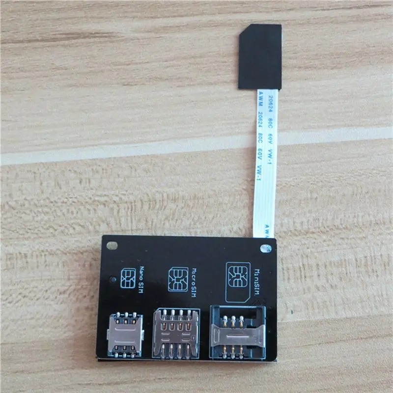 ABDE-6X 2730 External Nano SIM Activation Tools Converter To Smartcard IC Card Extension 4In1 For SIM Card Adapter Kit