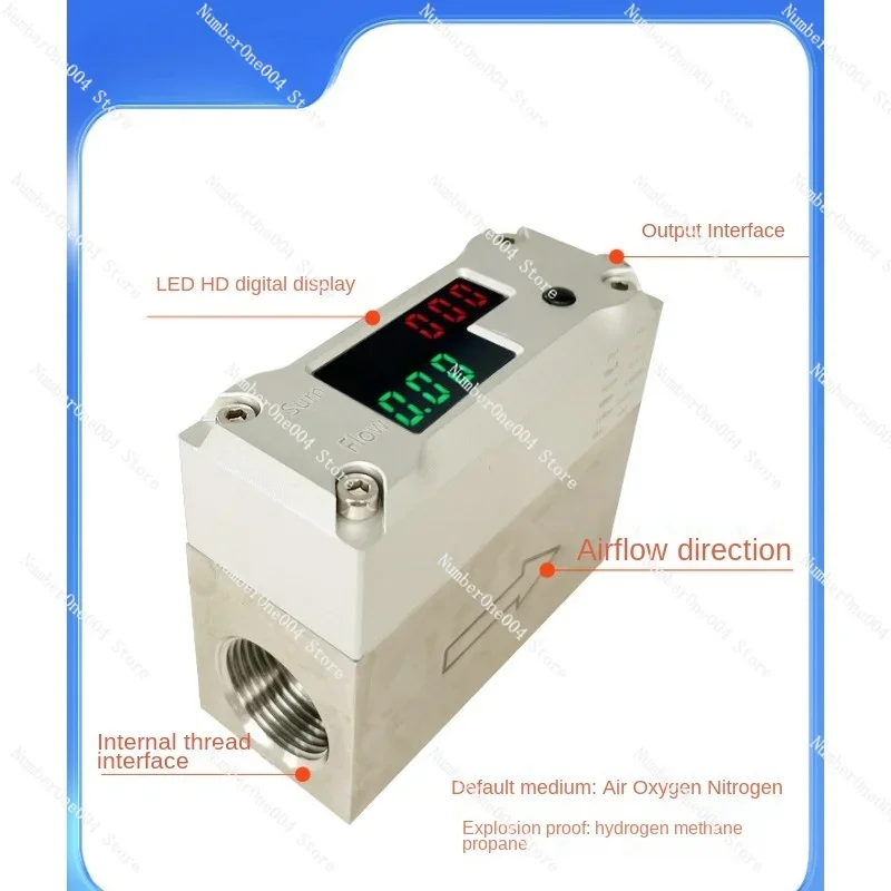 Explosion-proof high-precision digital gas flowmeters measure hydrogen, methane, propane and other ranges