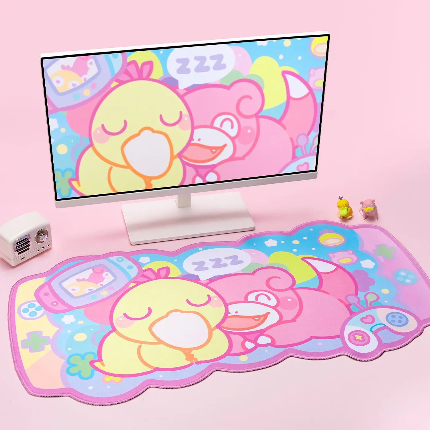 

Anime Cartoon Gaming Mouse Pad Oversized Thickened Student Dormitory Office Study Table Mat Cute Computer Keyboard Mouse Pad