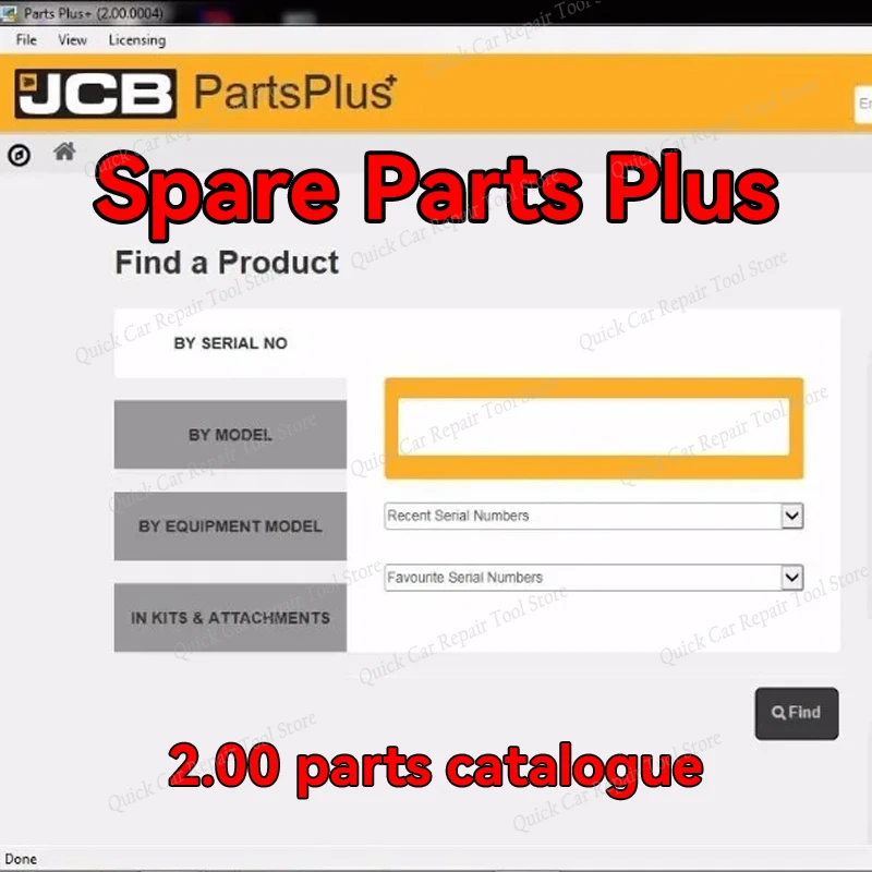 

JCB SPP Spare Parts Plus+ 2.00 parts catalogue