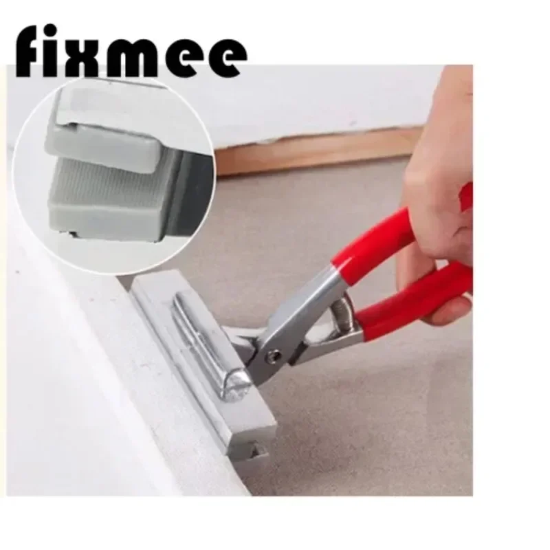 12cm Oil Painting Pliers ,Red Handle Clamp Cloth Stretched Canvas Pliers,Painting Stretch Fabric Clamp Pliers Art Supplies