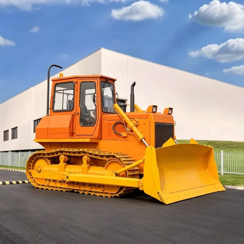 Crawler Bull Dozer Bulldozers Standard Comfort Cabin Air Conditioned Agricultural Farmland Reclamation Rigid Frame Front Shovel
