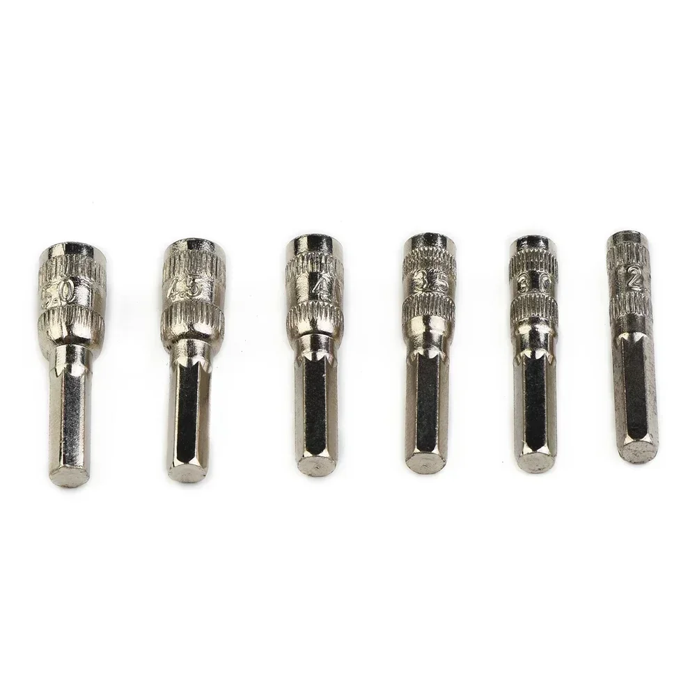 Hex Shank Socket 2.5mm 3mm 3.5mm 4mm 4.5mm 5mm H4 Nut Driver Hand Tool Set For Woodworking Socket Wrenches Tools Parts