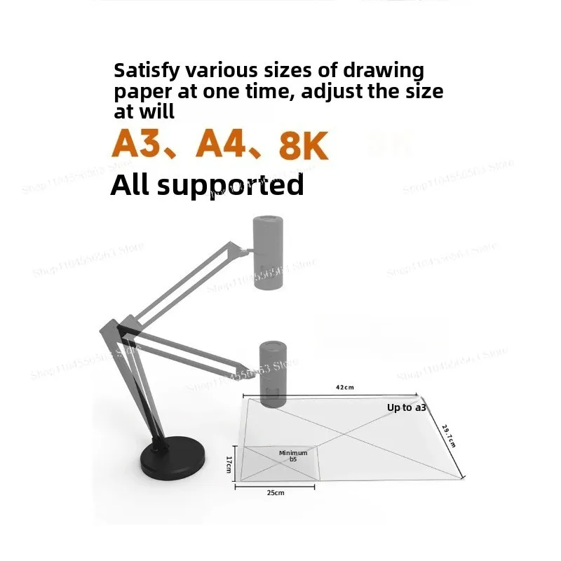 Multi-Scene DIY Projection Painter - For Cake Decoration, Calligraphy, Oil Painting & Custom Animation Stick Figures