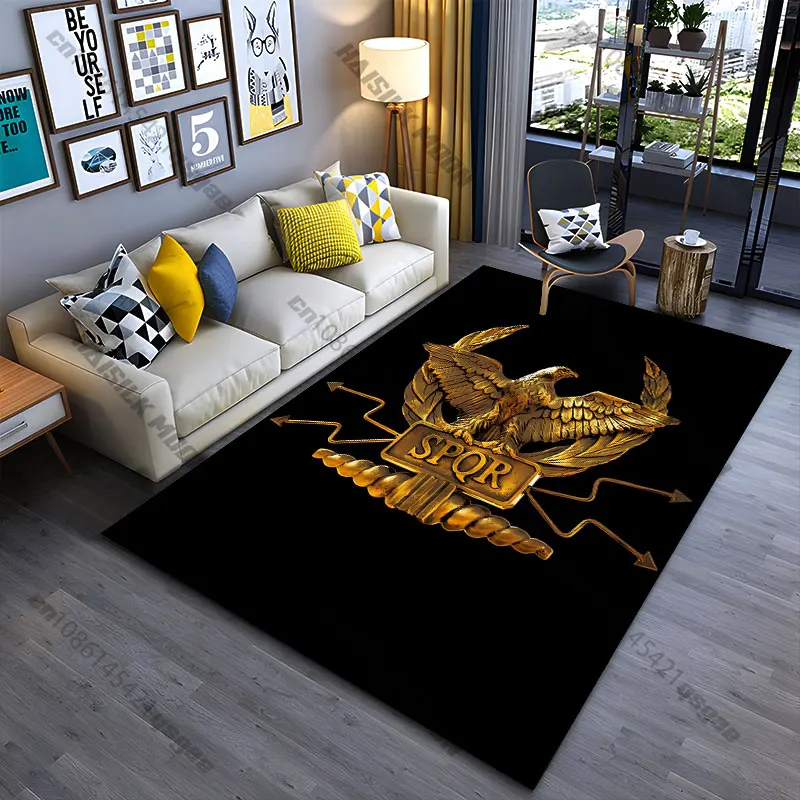 Roman empire power and authority carpet Yoga living room room decor children's crawling mat doormat area rug games mat