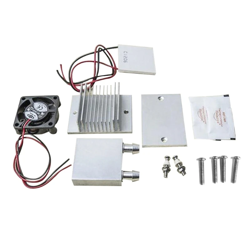 

TEC1-12706 Thermoelectric Peltier Module Water Cooler Cooling System Small-scale Dropship