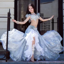 Customized Children's Belly Dance Costume Performance Costumes Long Skirts Oriental Dance Set bellydance dancewear for girls