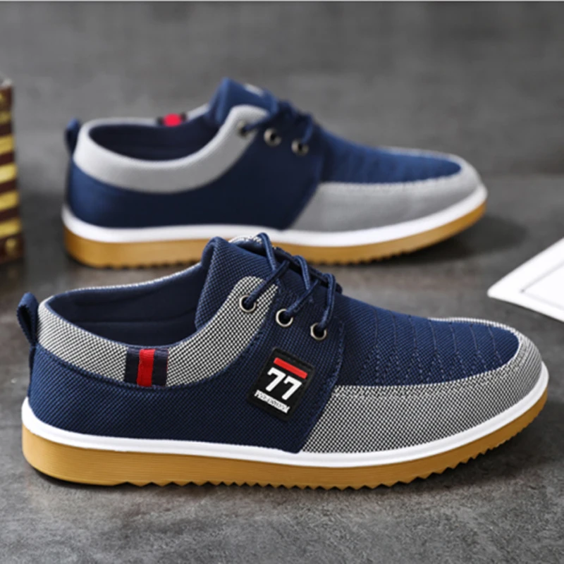 New Fashionable Trendy Men's Shoes Casual Sports Shoes Comfortable and Versatile Knitted sneakers man tennis shoes view 3