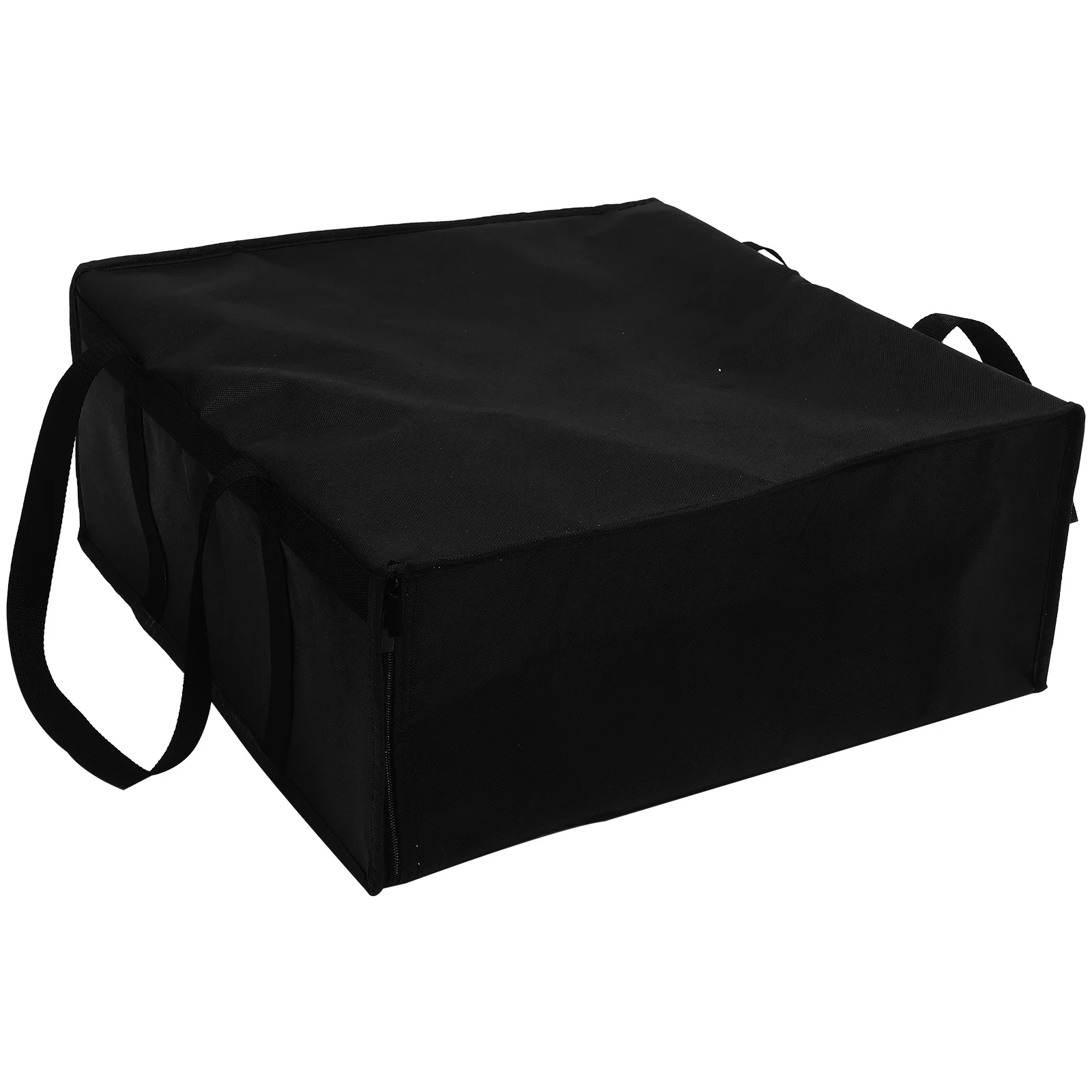 

Lunch Bags Pizza Insulation Portable Ice Takeout Food Black Insulated Grocery Zipper Delivery Miss