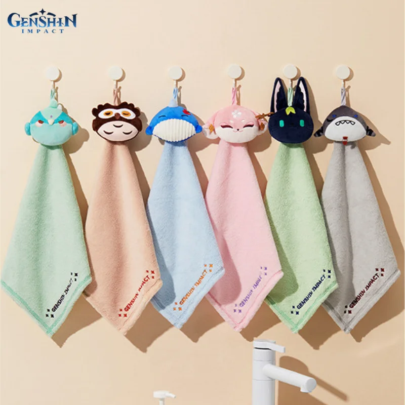 

Genshin Impact Teyvat Zoo Series Plush Pillow Gift Set Neutral Pen Pen Holder Hanging Towel Acrylic Stand For Anime Fans