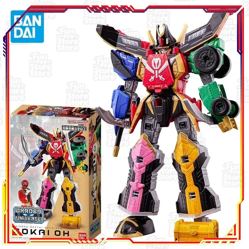 

Bandai DX Robot Uchu Sentai Kyuranger Kaizouku Sentai Gokaiger Action Figure Collectible Toy for Anime Fans Official Licensed