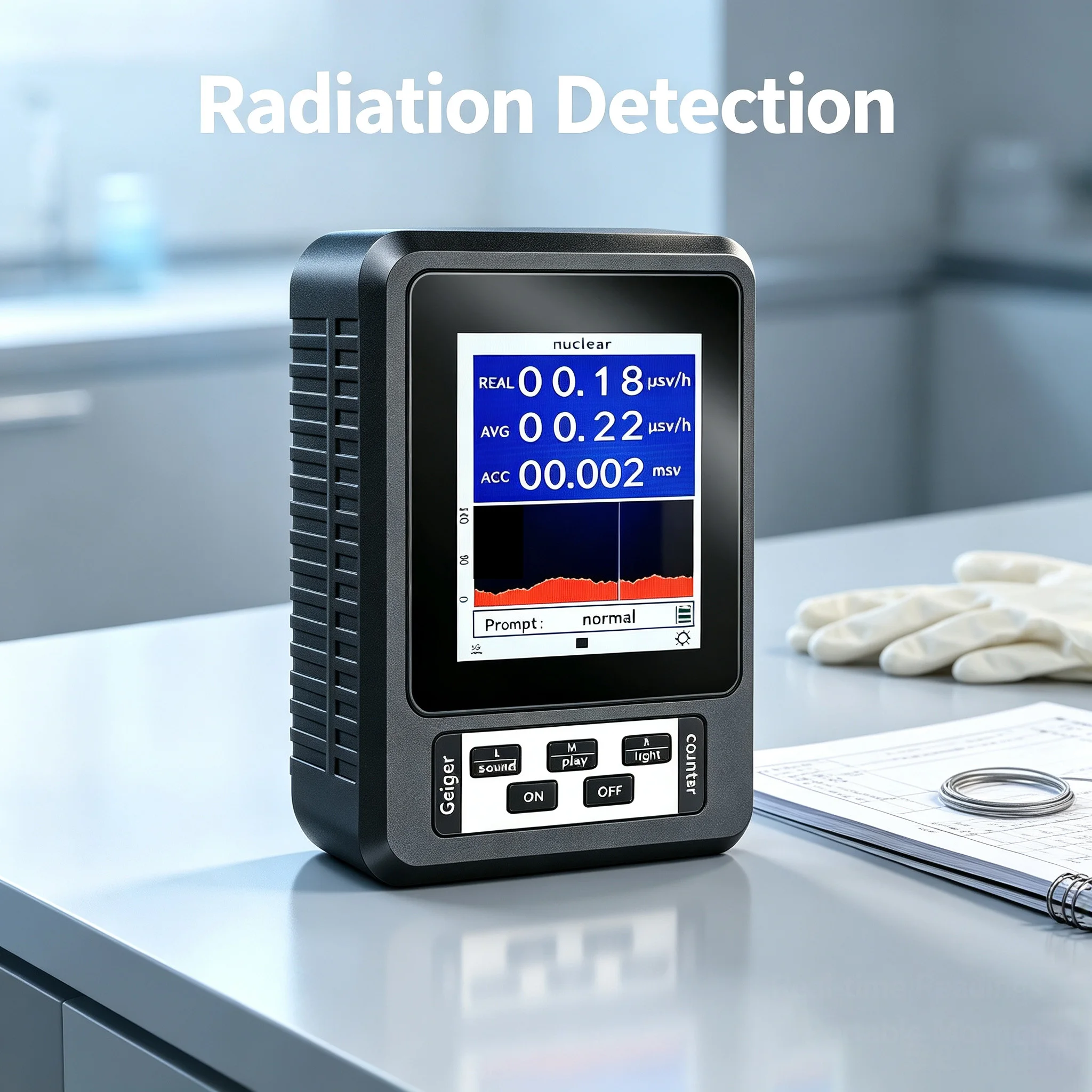 New XR‑1 Portable Geiger Counter, Personal Dosimeter for Nuclear Radiation, Marble Tester & X‑Ray Radiation Detector