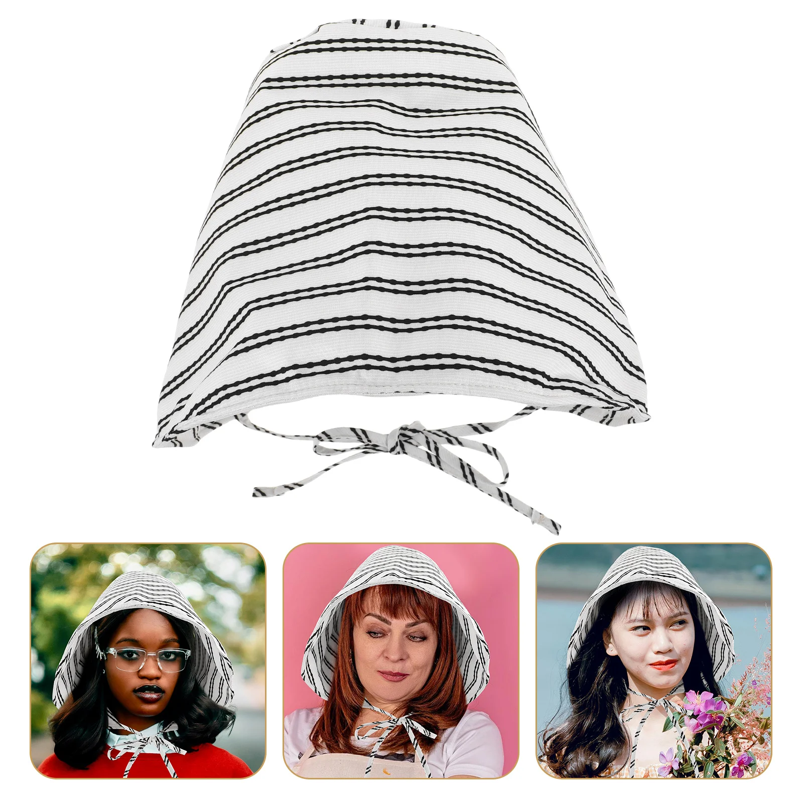 

Striped Fisherman's Hat Beach Vacation Outdoor Wide Brim Sun Fishing Hiking Hats for Men Bucket Protection