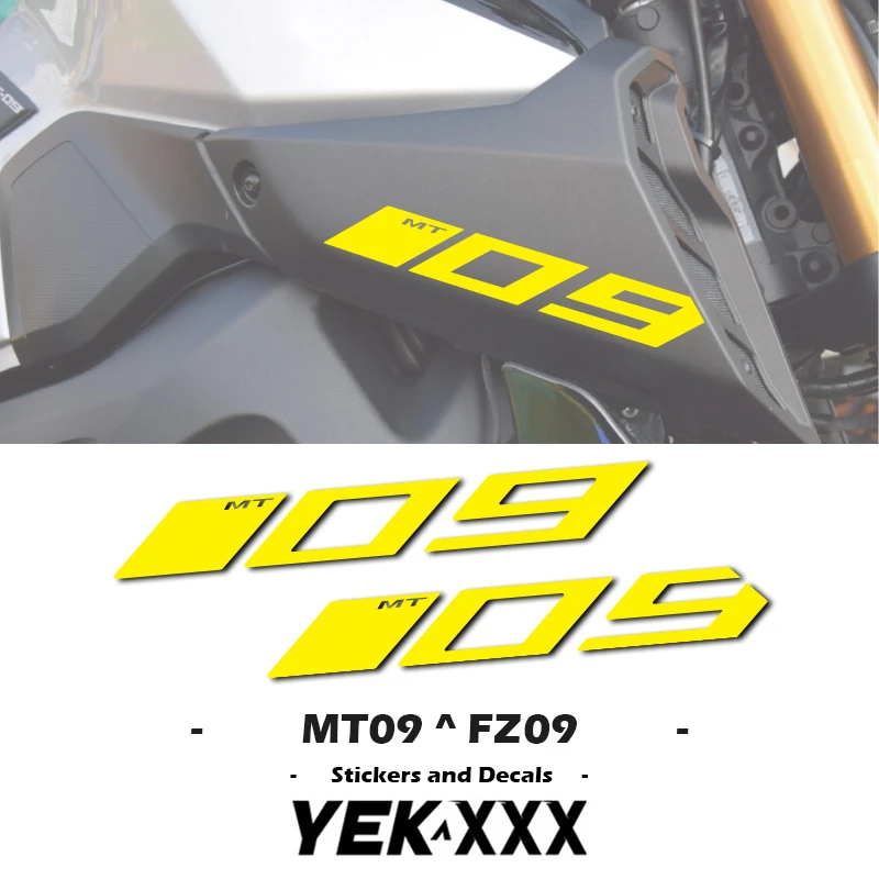 Air Intake Side Cover Sticker Fairing Shell Sticker Decal For YAMAHA MT09 MT-09 SP FZ-09 FZ09 2017 2018 2019 2020