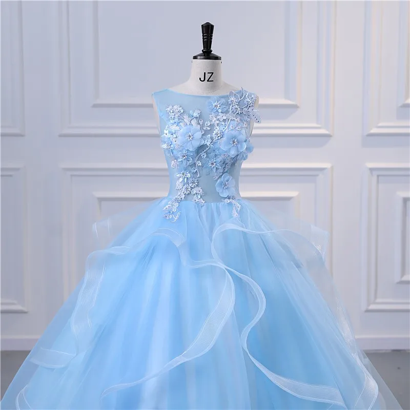 Ashley Gloria Flower Party Dress Sweet Quinceanera Dresses Classic Prom Ball Gown Plus Size Formal Gown Winter New Vestidos